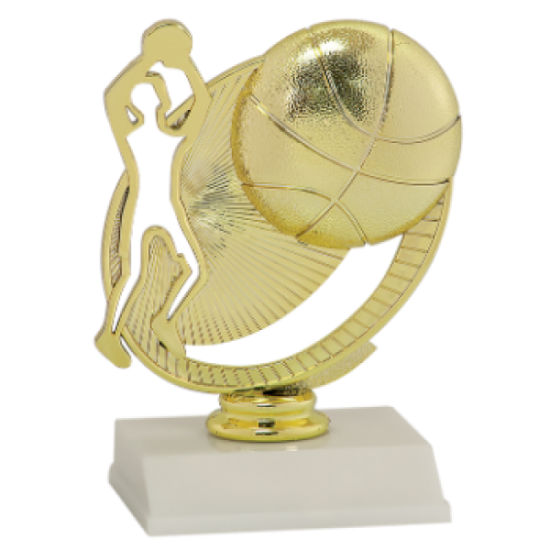 Silhouette Basketball Trophy
