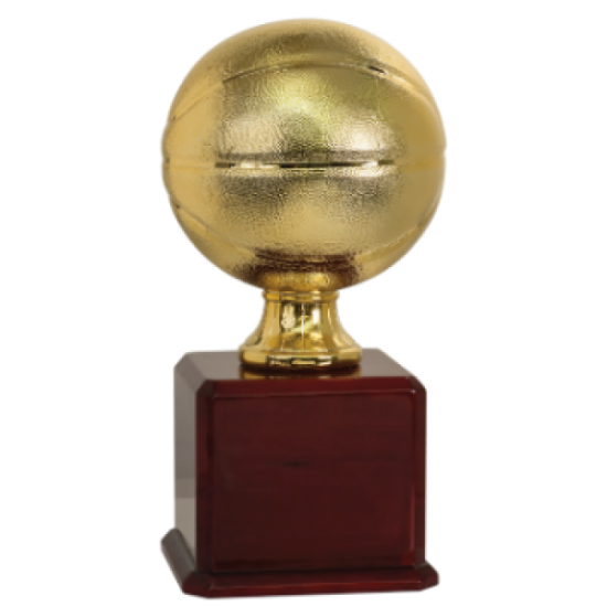Large Gold Basketball Resin