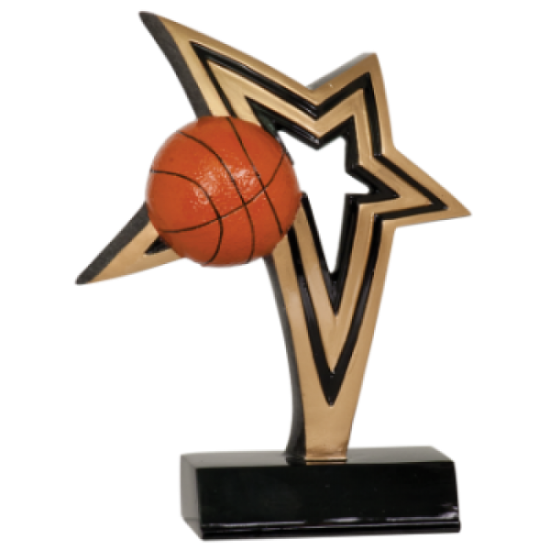 Infinity Star Basketball Resin Award