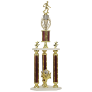 3 Post 2 Tier Bowling Trophy