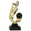 Offset Ribbon Bowling Trophy