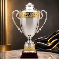 Silver Metal Cup Trophy