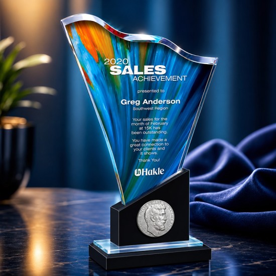 Artistic Wave Acrylic Corporate Awards