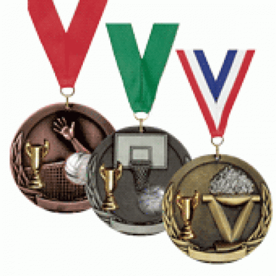 Tri Color Series Medal