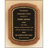 American walnut plaque available in 5 sizes