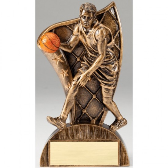 Flag Series Basketball Male Resin Trophy