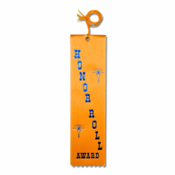 STRB11C - Honor Roll Award Stock Carded Ribbon